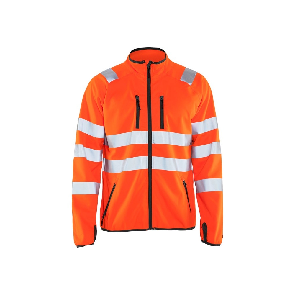 Blakläder 4906 2512 High Vis Softshell Jacke Warnschutzjacke Daumenschlaufen Orange
