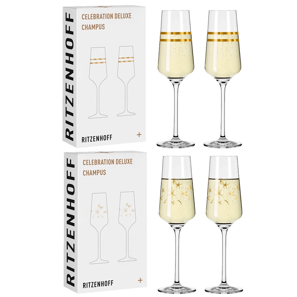 Ritzenhoff Champagnerglas 2er Set Celebration. Hauptbild.