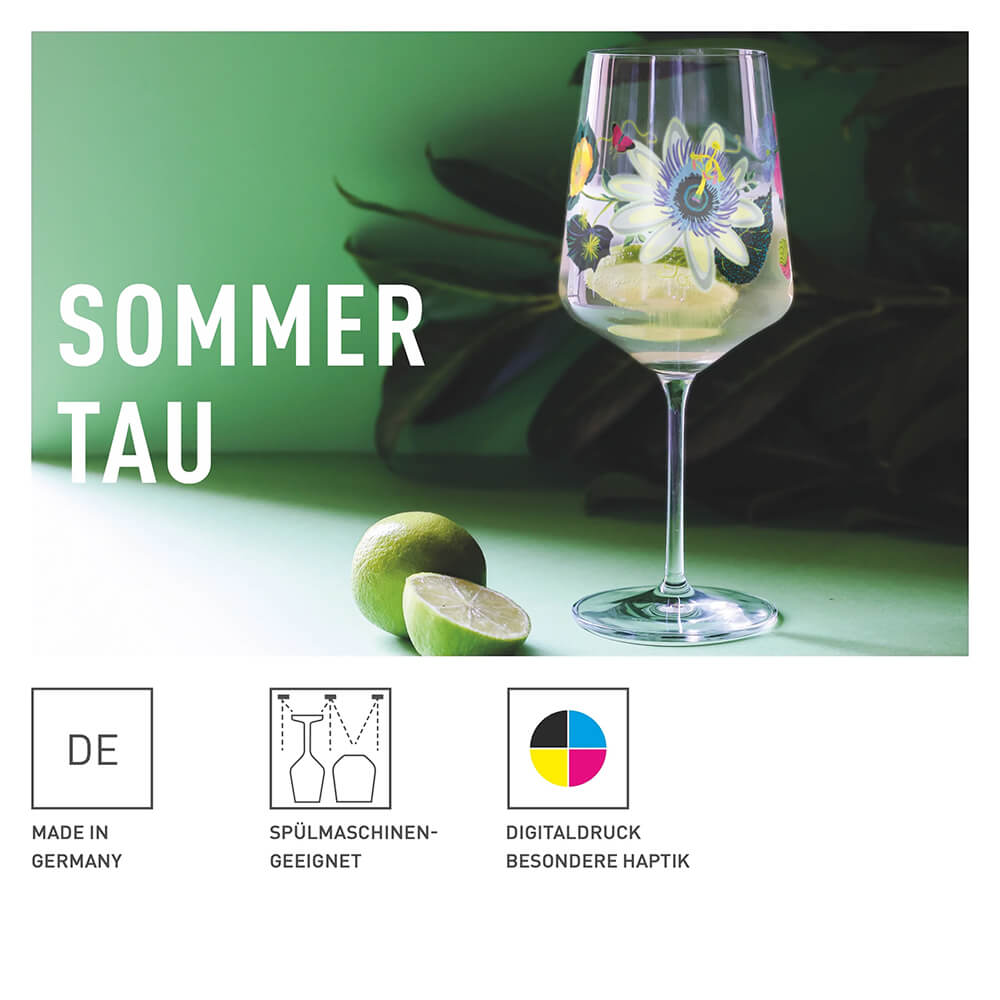 Ritzenhoff Aperitifglas Set Sommertau 4er PROM 6041003. Detailbild.