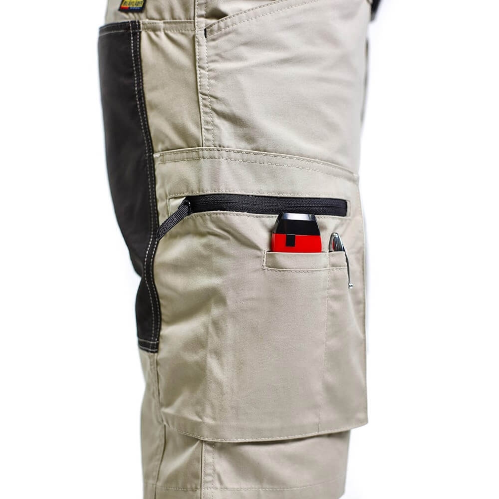 Blakläder 145918452799 Service Bundhose Stretch Arbeitshose lang Steingrau Schwarz 