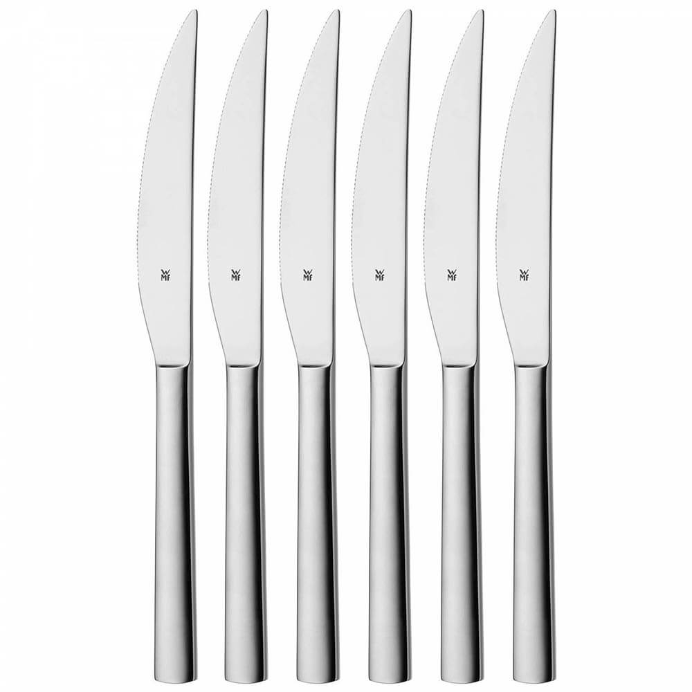 WMF 6-teiliges Steakmesser Set Nuova Edelstahl rostfrei. Hauptbild.