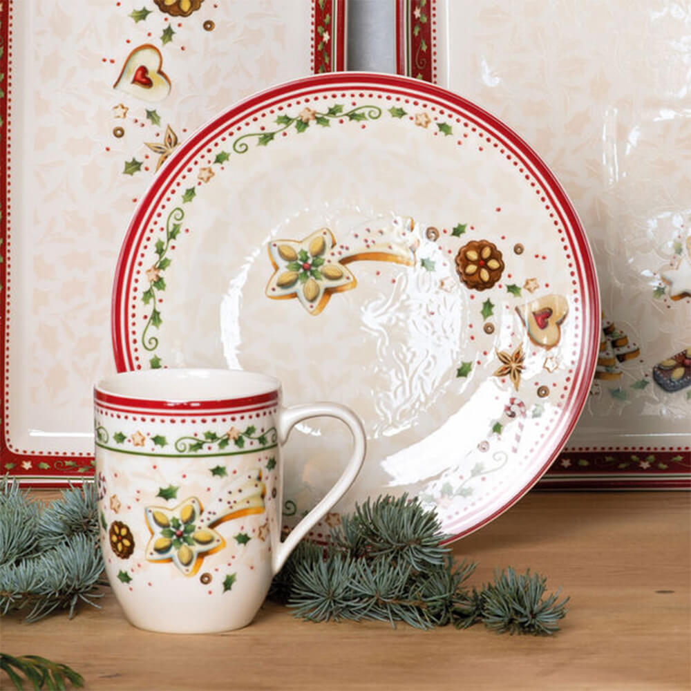 Villeroy und Boch Henkelbecher Winter Bakery Delight Sternschnuppe. Stimmungsbild.