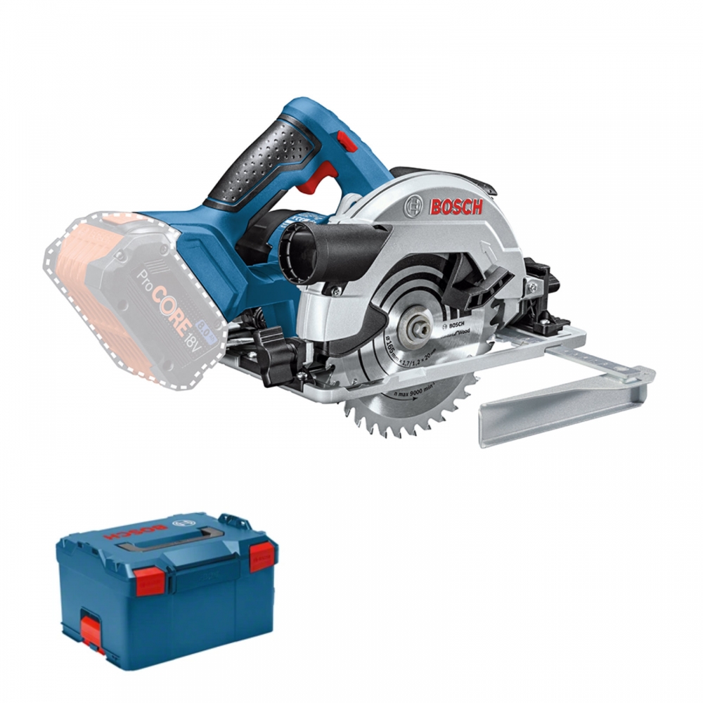 Bosch Akku Handkreissäge GKS 18V-57 G Solo in Koffer L-BOXX
