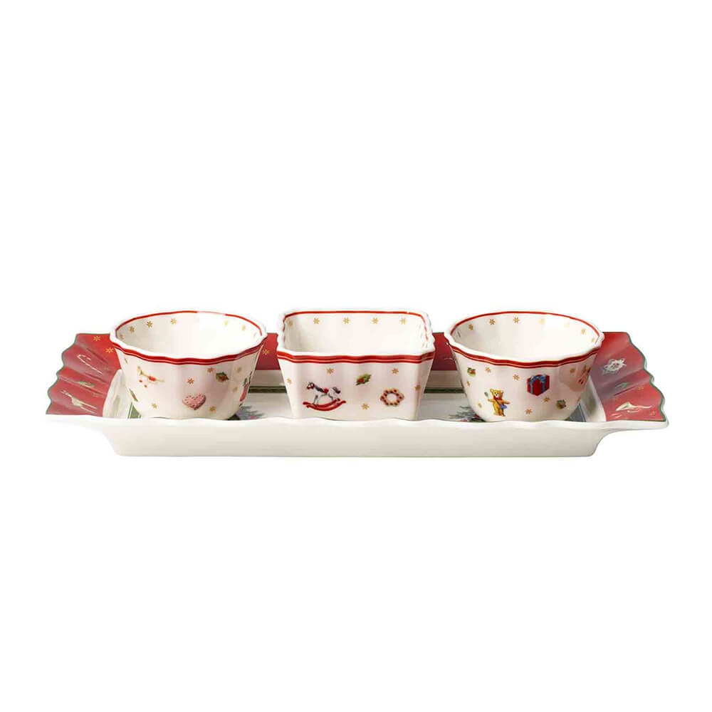 Villeroy und Boch 4-teiliges Dip-Set Toys Delight Porzellan 1485858420