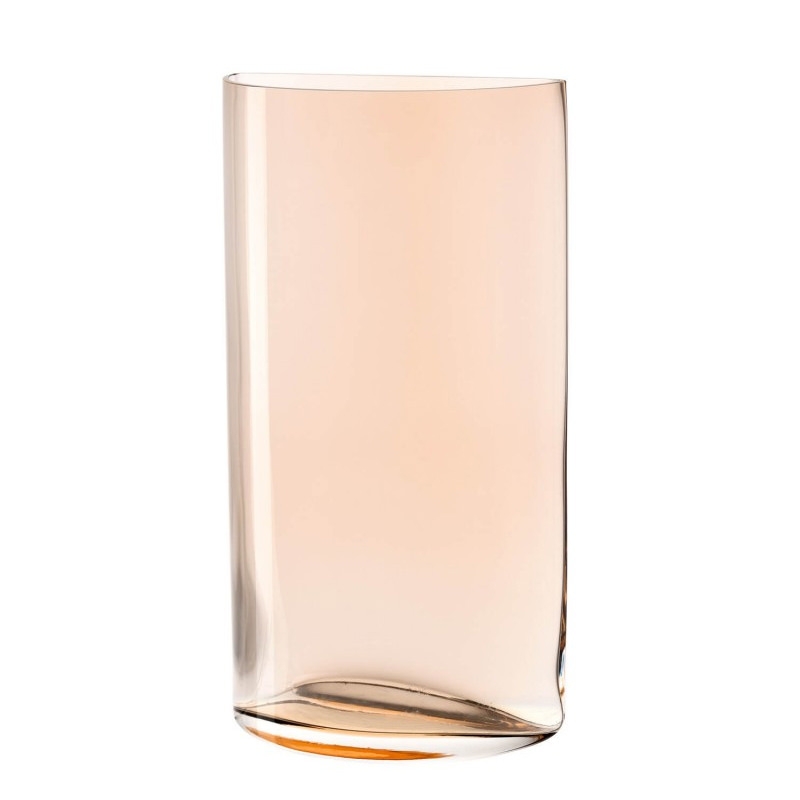 Leonardo 046955 Vase 34cm Halbkreis zimt Centro Handmade 