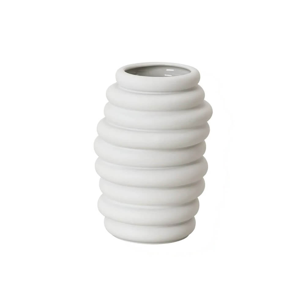 Rosenthal Midi Vase Hop 14cm Weiss matt. Hauptbild.