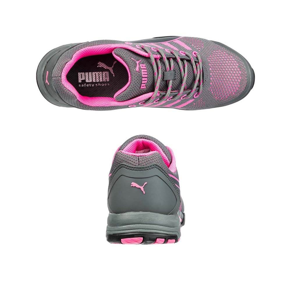 Puma Gr. 35-42 Sicherheitsschuh Damen Celerity Knit PINK. Detailbild.