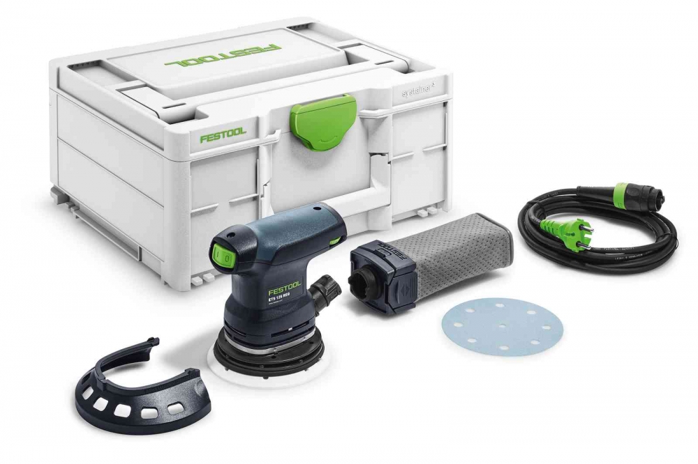 Festool Exzenterschleifer ETS125REQ-Plus 576069 im Koffer mit Zubehör kombination