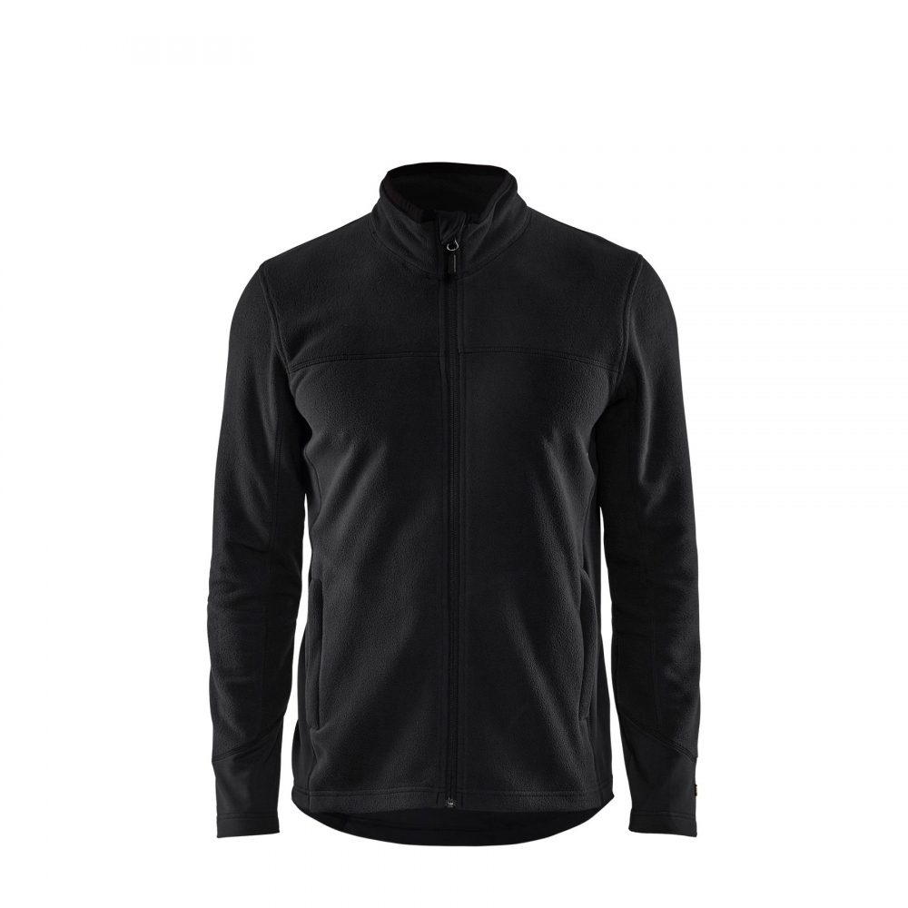 Blakläder Mikrofleece Jacke Schwarz Polyester Reißverschluß