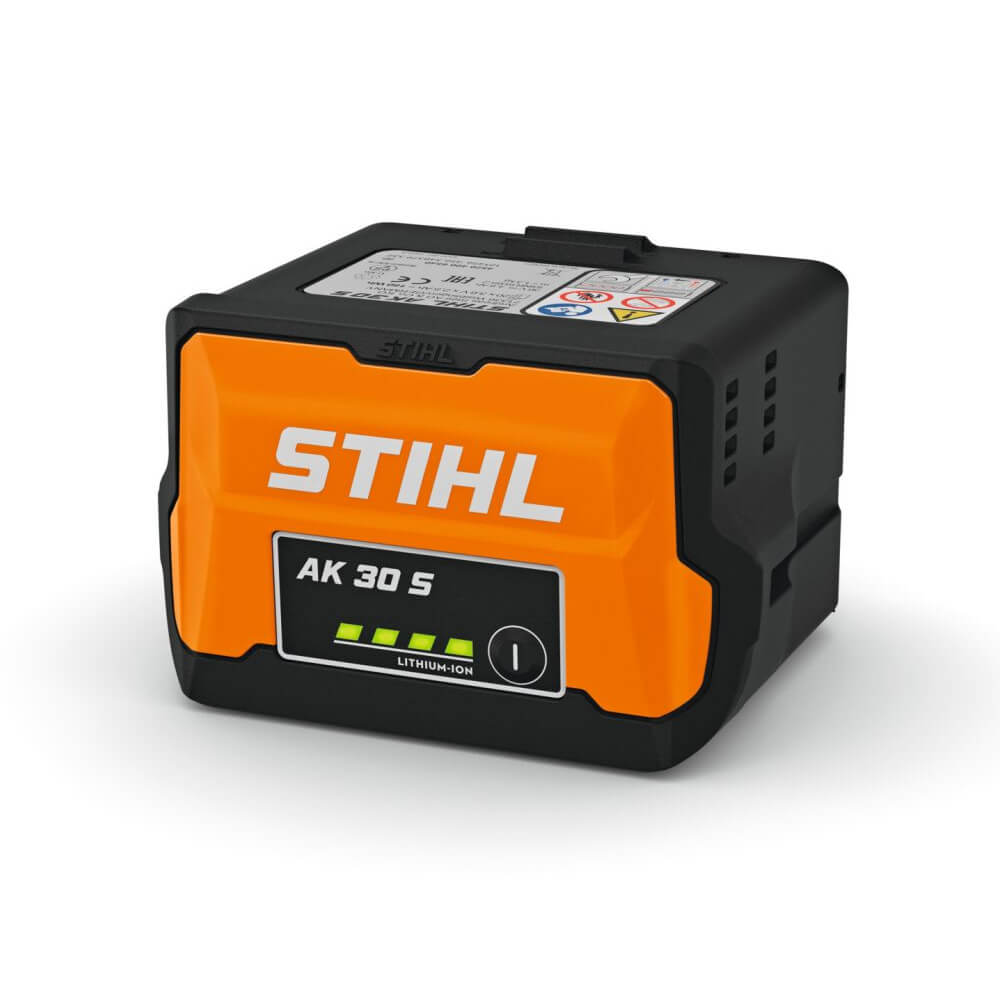 Stihl Akku AK 30 S AK-System. Detailbild.