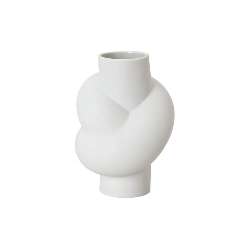 Rosenthal Vase Node 14cm Weiss matt. Hauptbild.