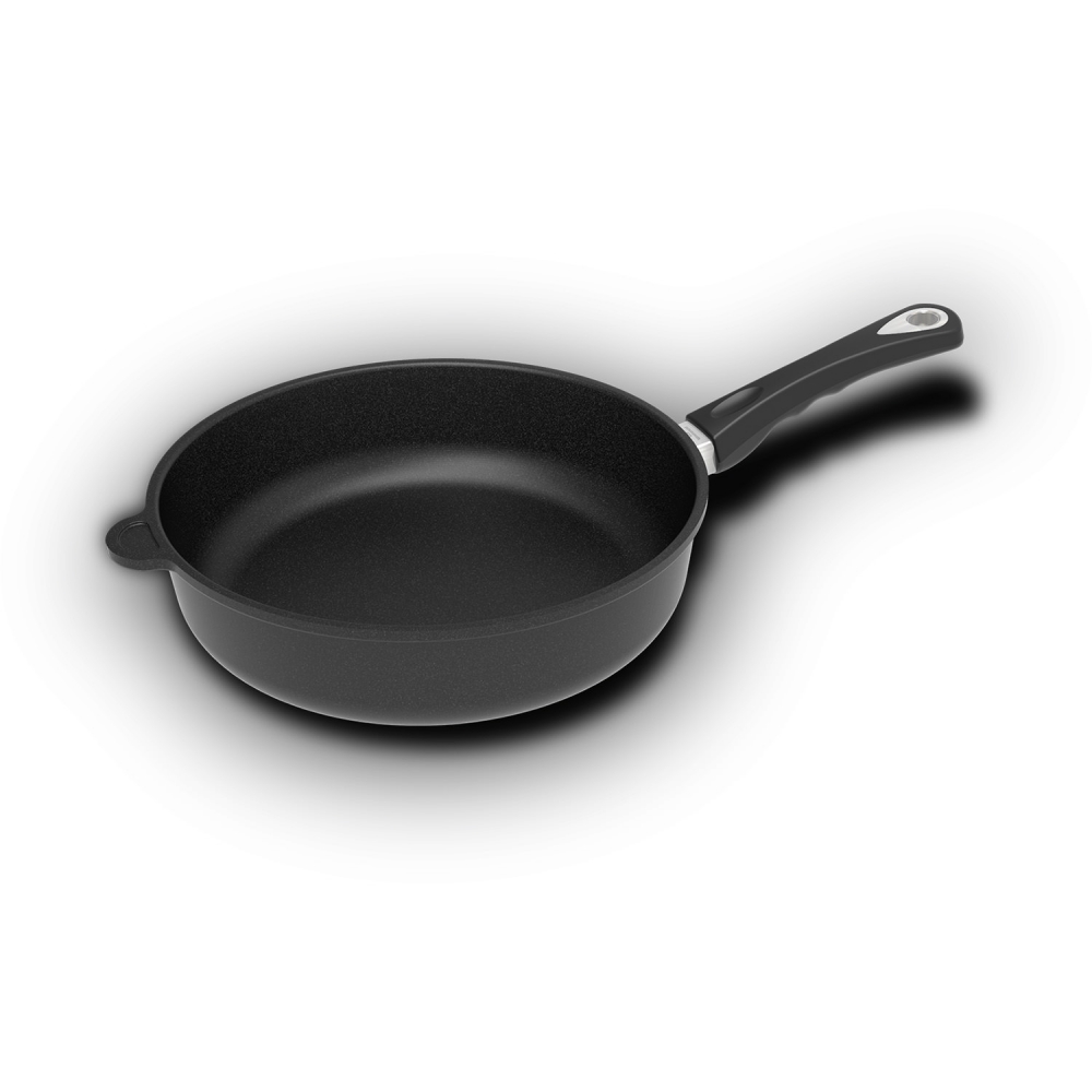 AMT Gastroguss 28cm Schmorpfanne 7cm hoch Induktionsfähig. Produktbild.