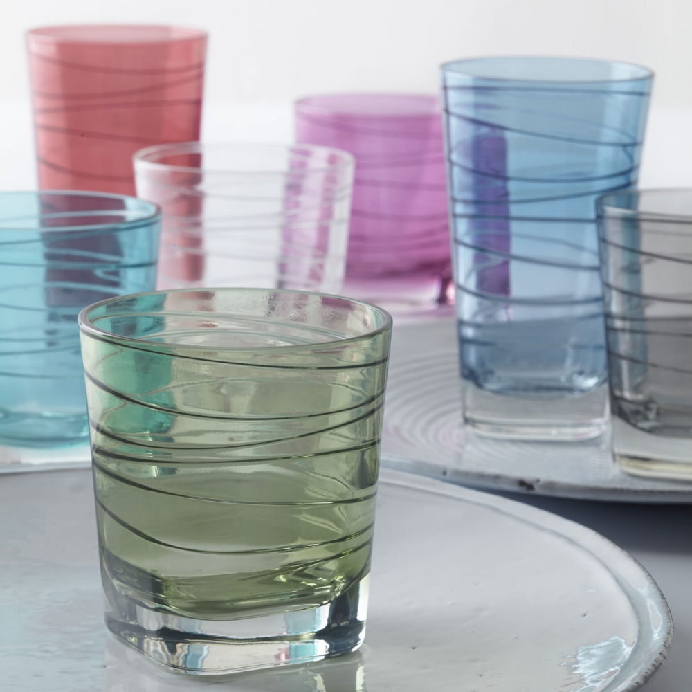 Leonardo Vario Becher 250 oder 280ml Struttura Wasserglas Saftglas in verschiedenen Farben