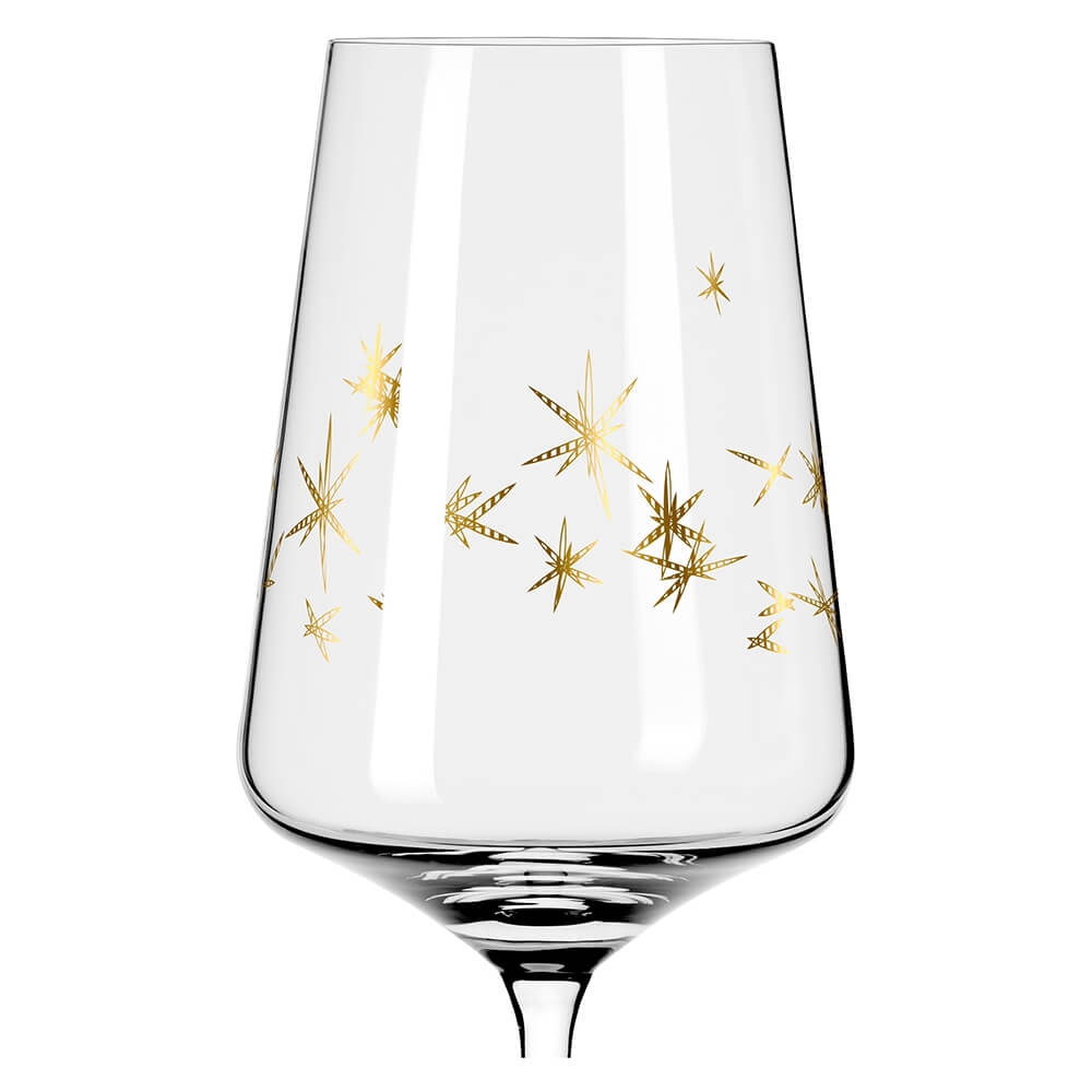 Ritzenhoff Weissweinglas 2er Set Celebration Sterne Gold. Detailbild