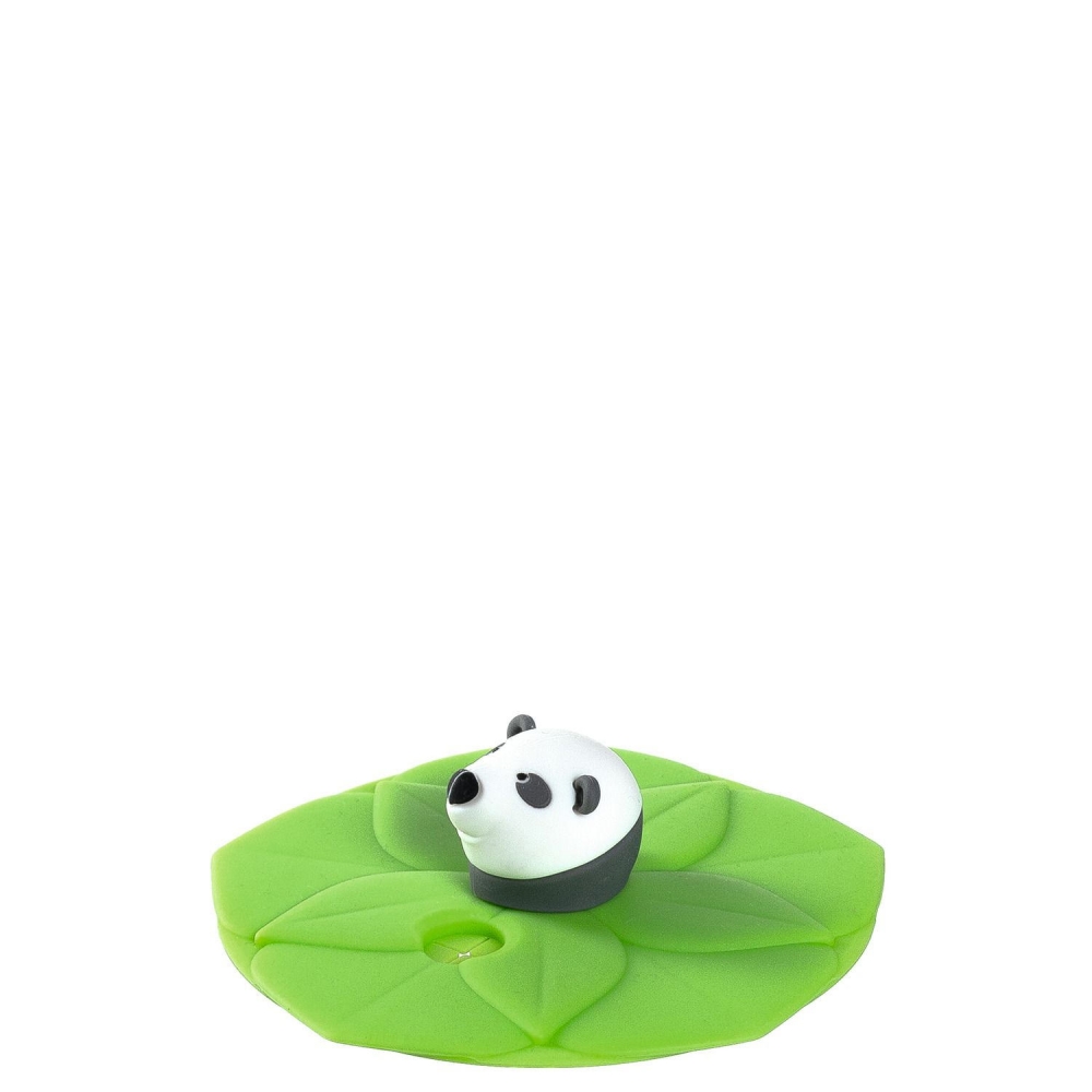 leonardo_silikon_deckel_bambini_motivauswahl_1 Leonardo 9,5cm Deckel Bambini Panda Silikon mit Strohhalmloch
