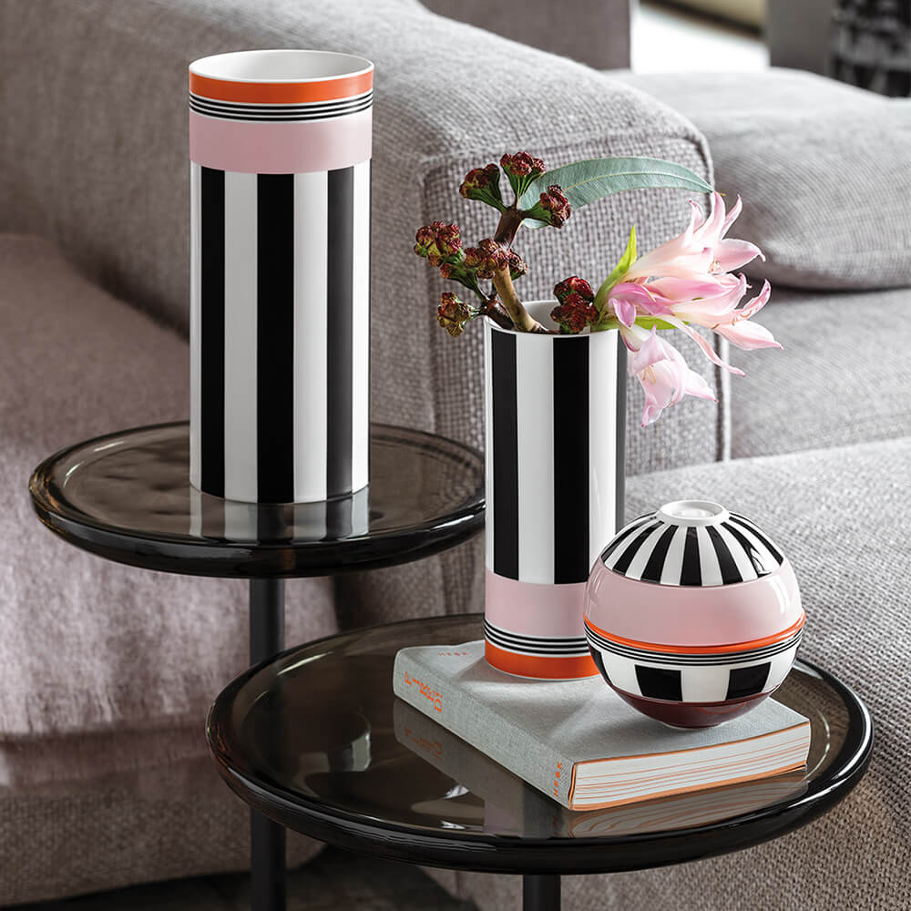 Villeroy & Boch Signature Vase Memphis Home 30cm. Detailbild. Villeroy & Boch Signature Vase Memphis Home 30cm. Detailbild.