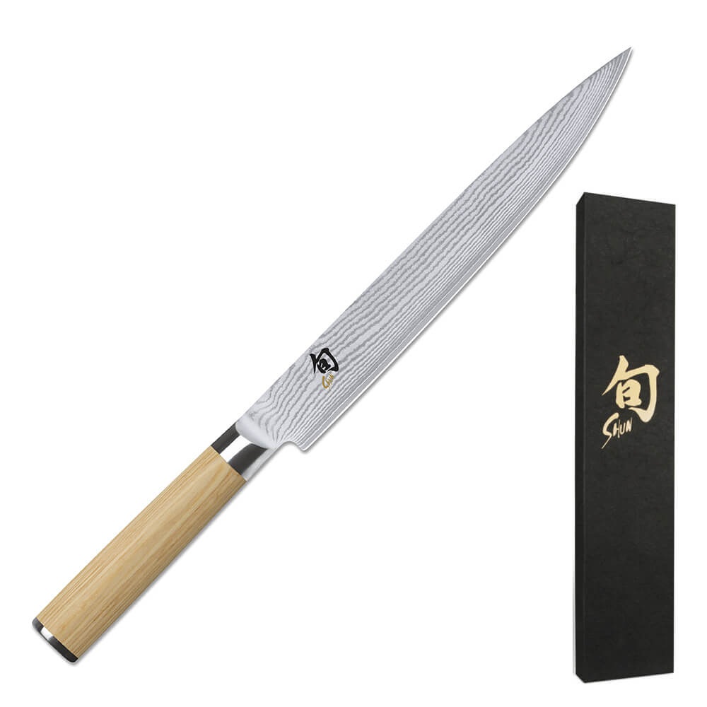 KAI Schinkenmesser Shun Classic White 23cm. Hauptbild.