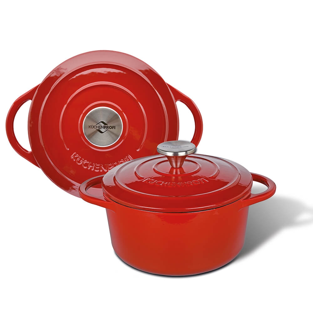 Küchenprofi Bratentopf Provence 20cm. Auswahl Rot.
