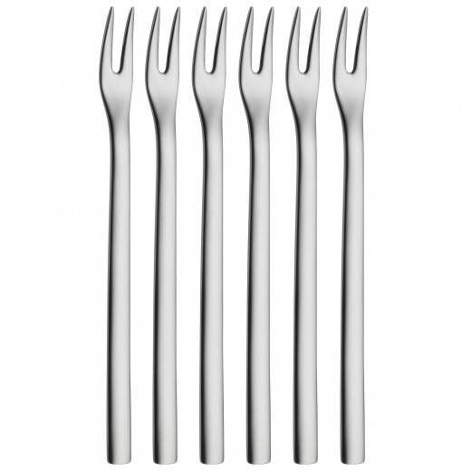 WMF 1291546040 Bowlengabeln Set 6-teilig Nuova 12,5cm