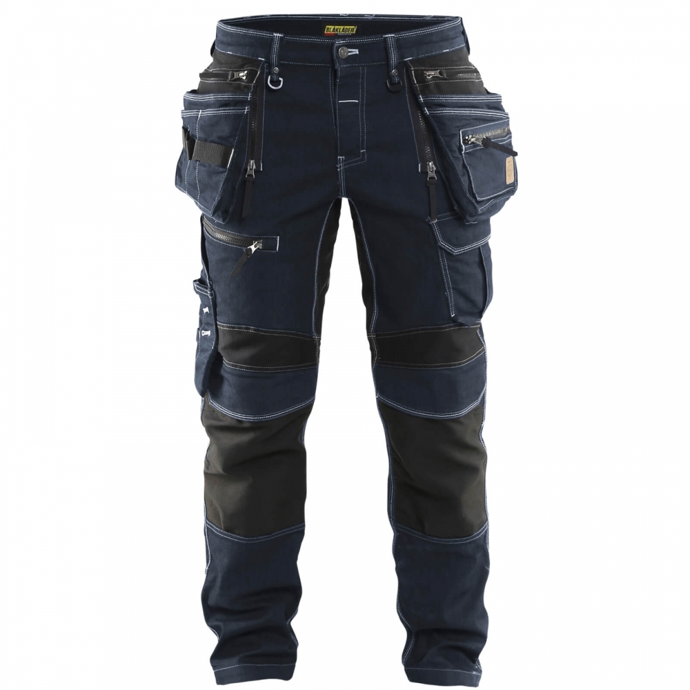 Blakläder 1990 1141 Handwerker Bundhose Stretch X1900 Arbeitshose Marineblau Schwarz
