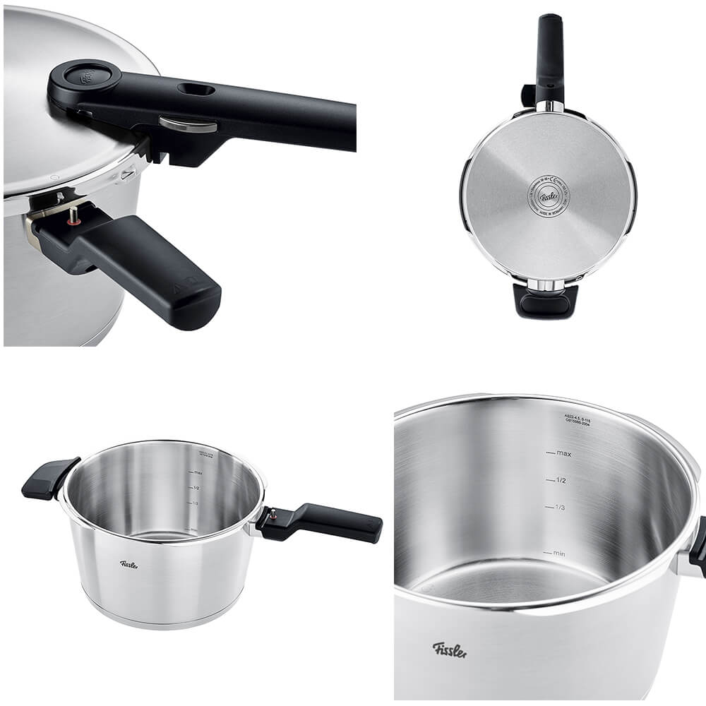 Fissler Schnellkochtopf Vitaquick Premium. Detailbild.