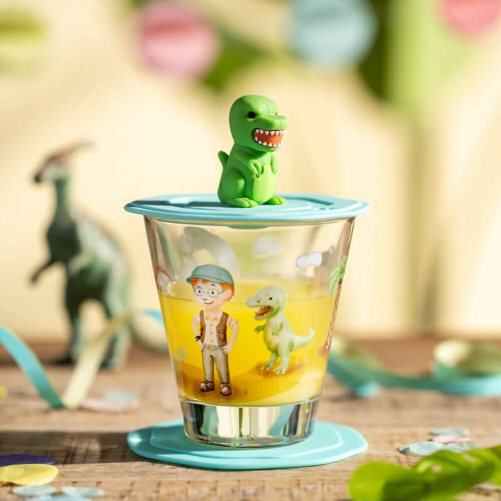 Leonardo Kinder Trinkglas Set 215ml 3-teilig. Auswahl Dino.
