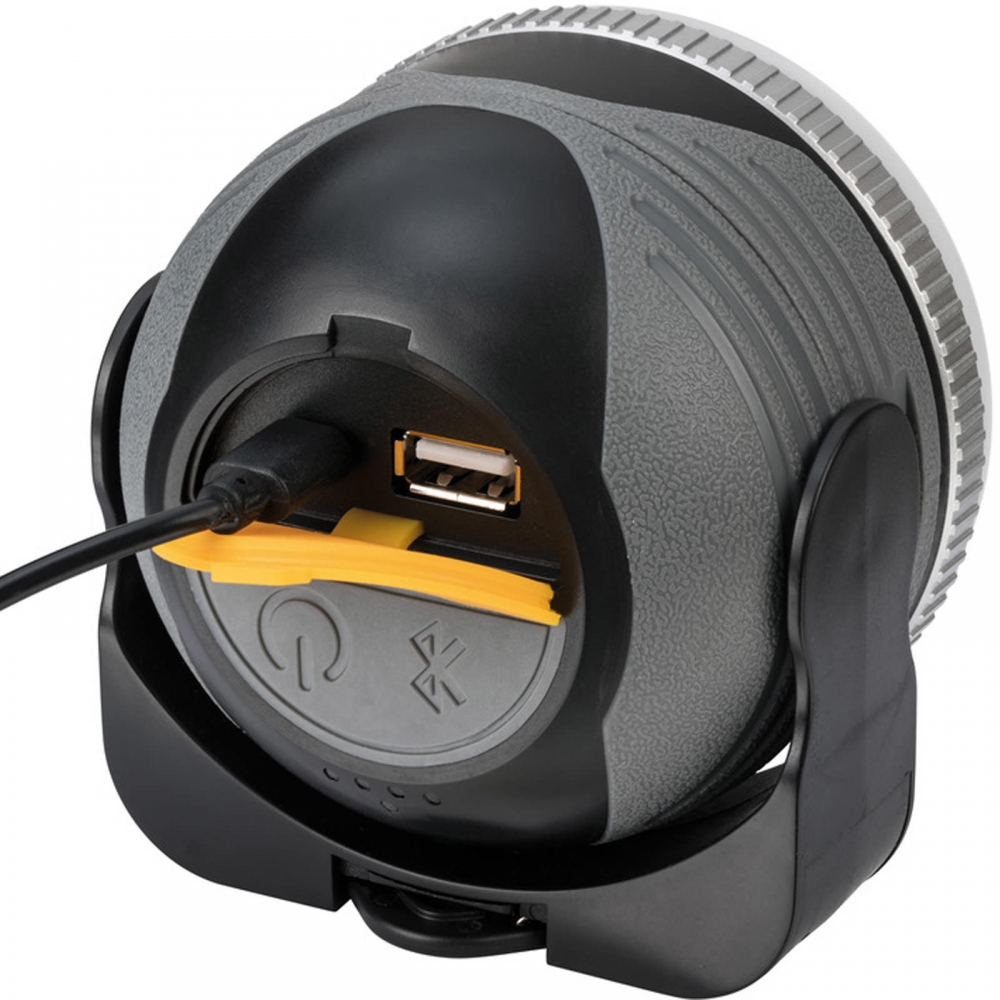 Brennenstuhl Akku LED Outdoor Leuchte OLI 310 AB mit Bluetooth Lautsprecher 1171640 Rückseite