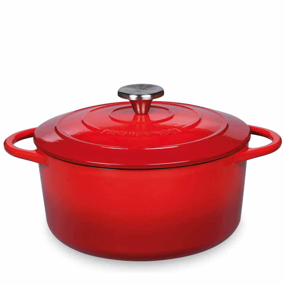 Küchenprofi Bratentopf rund Classic Red