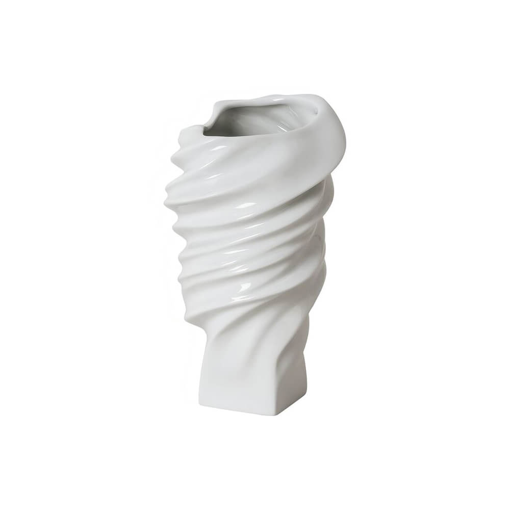 Rosenthal Midi Vase Squall 14cm Weiss matt. Hauptbild.