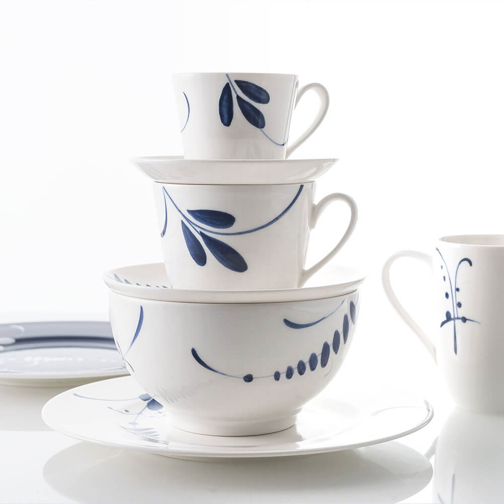 Villeroy & Boch 14cm Kaffeeunterteller Porzellan Vieux Luxembourg Brindille