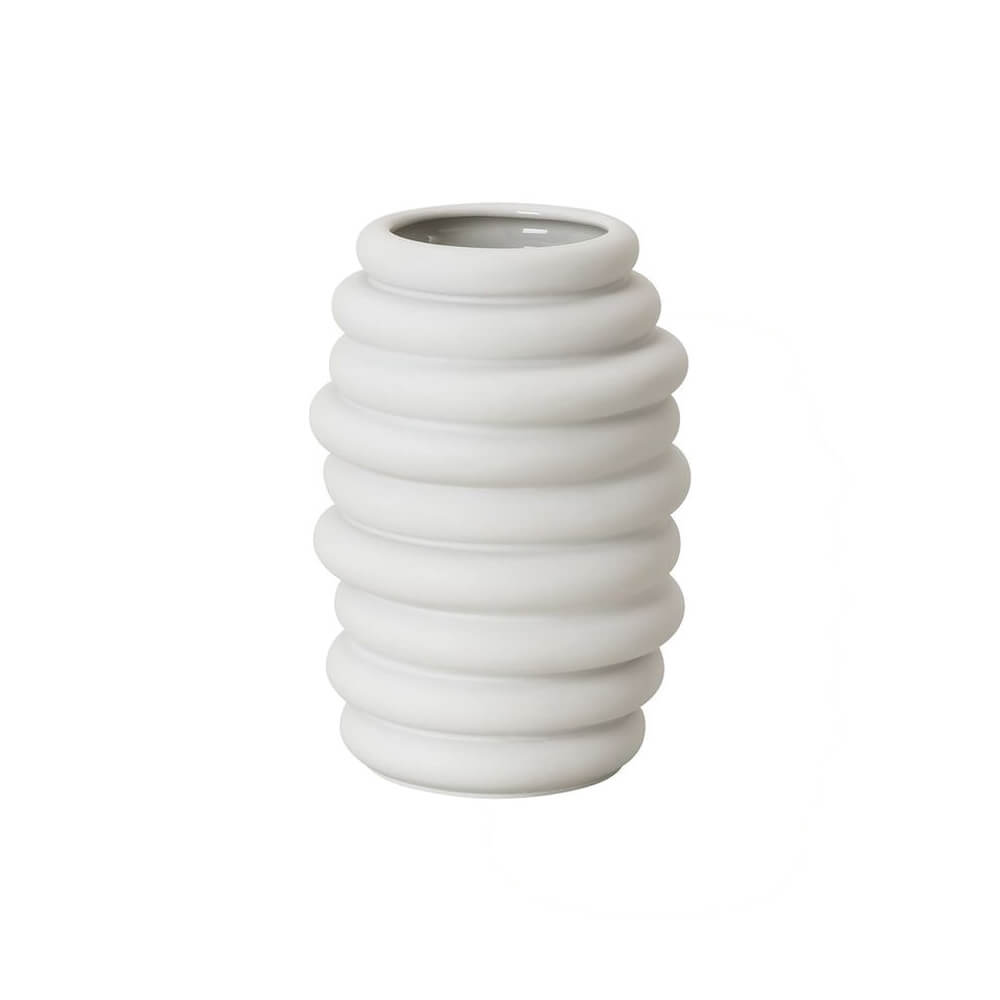 Rosenthal Midi Vase Hop 14cm Weiss matt. Detailbild. Rosenthal Midi Vase Hop 14cm Weiss matt. Detailbild.