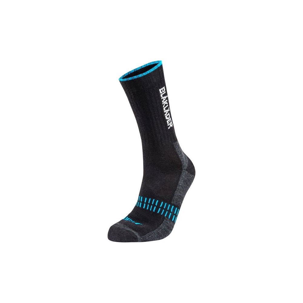 Blakläder Arbeitssocken Socken LIGHT schwarz neon blau 