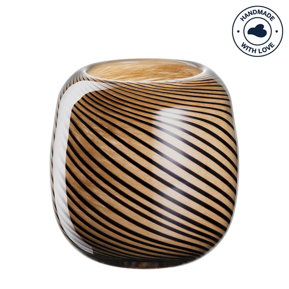 Leonardo Vase 16cm braun FILO COLORI. Hauptbild.