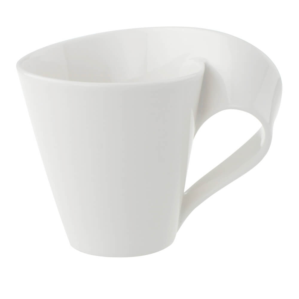 Villeroy und Boch 12-teiliges Kaffee Set NewWave Premium Porzellan. 4x Kaffeebecher im Set.