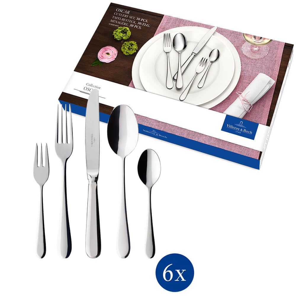 Villeroy & Boch Besteckset Oscar 30-teilig. Hauptbild.