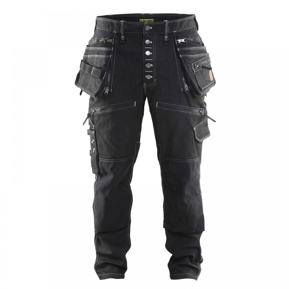 Blakläder 1999 1141 Handwerker low crotch Bundhose X1900 stretch Schwarz