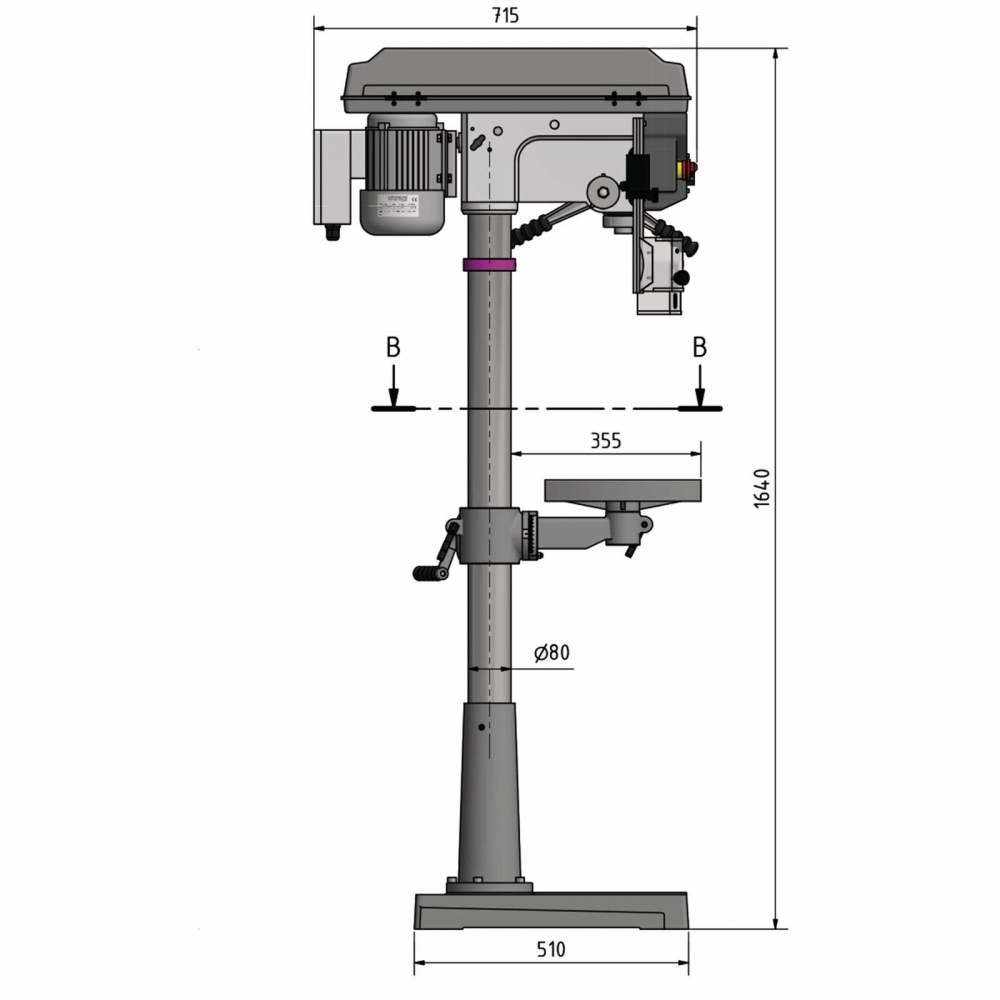 Optimum OPTIdrill Tischbohrmaschine D 26 Pro-Set 3003020 seite