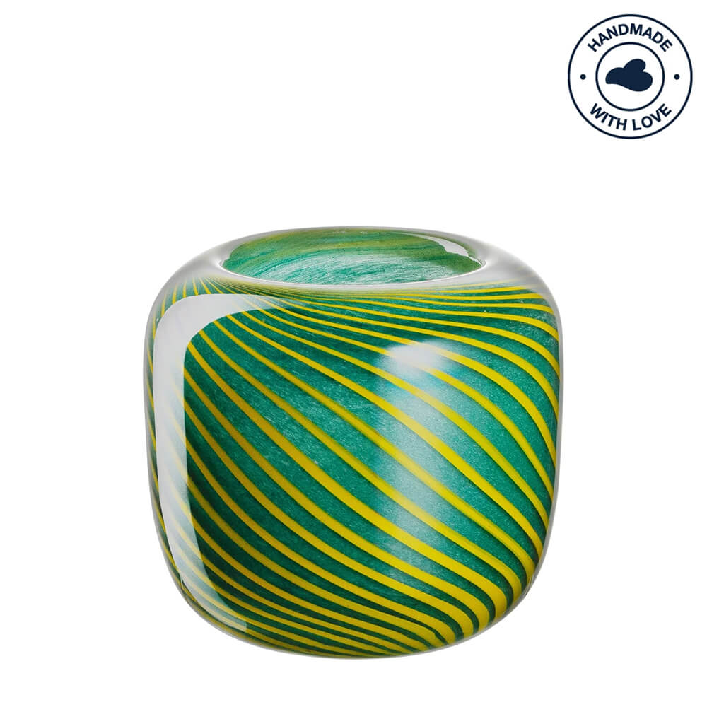Leonardo Vase 10cm grün FILO COLORI. Hauptbild.