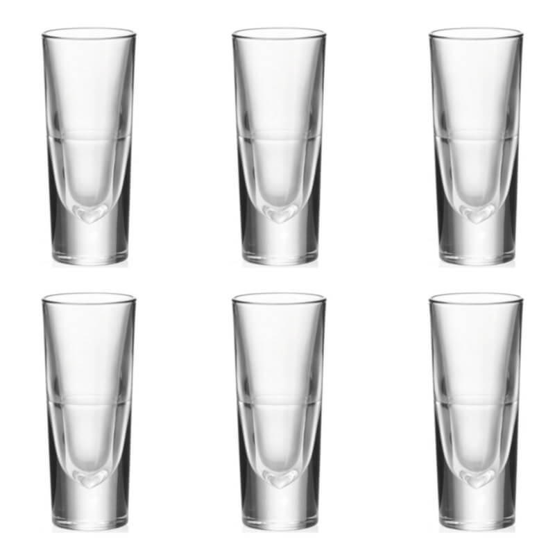 Leonardo 043406 6er Set Schnapsglas 150ml Grappabecher Gilli Bar Vodkaglas