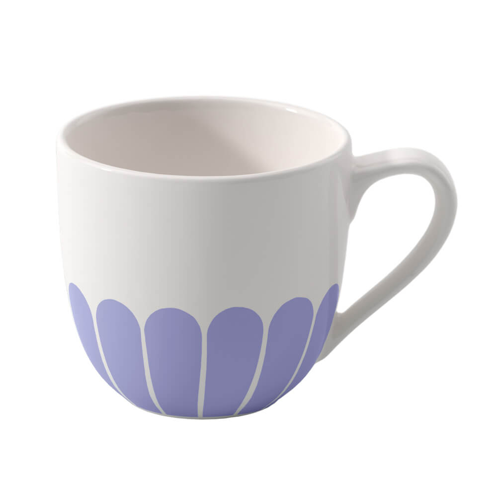 Villeroy & Boch Fleur Bleu Espressotasse - Hauptansicht Gesamtansicht der Villeroy & Boch Tasse Fleur Bleu. Schönes florales Dekor.