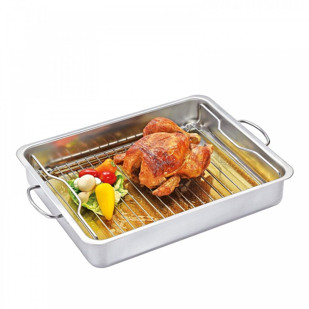 Küchenprofi 34x24cm Grillbräter Ofenbräter STYLE Edelstahl 1066632834