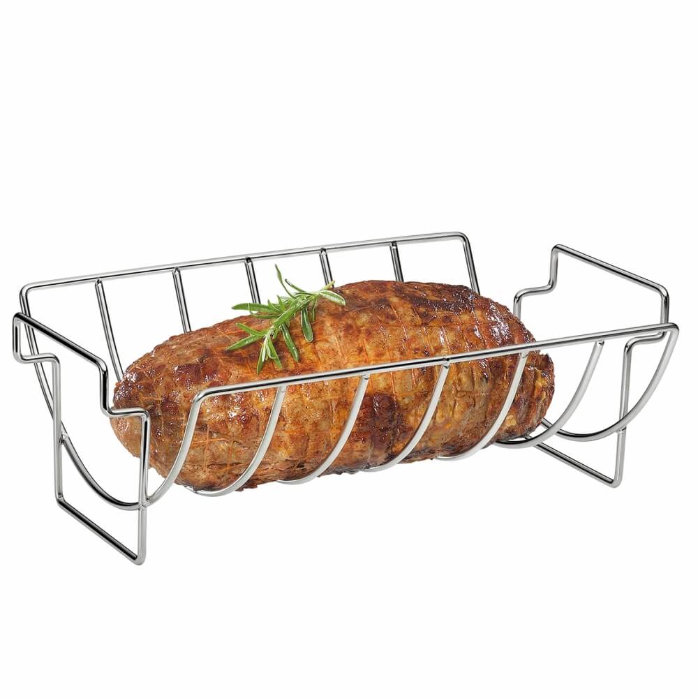 Küchenprofi 38cm Spareribs und Braten-Rack BBQ Edelstahl 1066532800 Küchenprofi 38cm Spareribs und Braten-Rack BBQ Edelstahl 1066532800