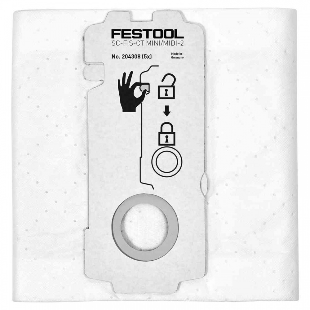 Festool SELFCLEAN Filtersack SC-FIS-CT MINI/MIDI-2/5/CT15 204308