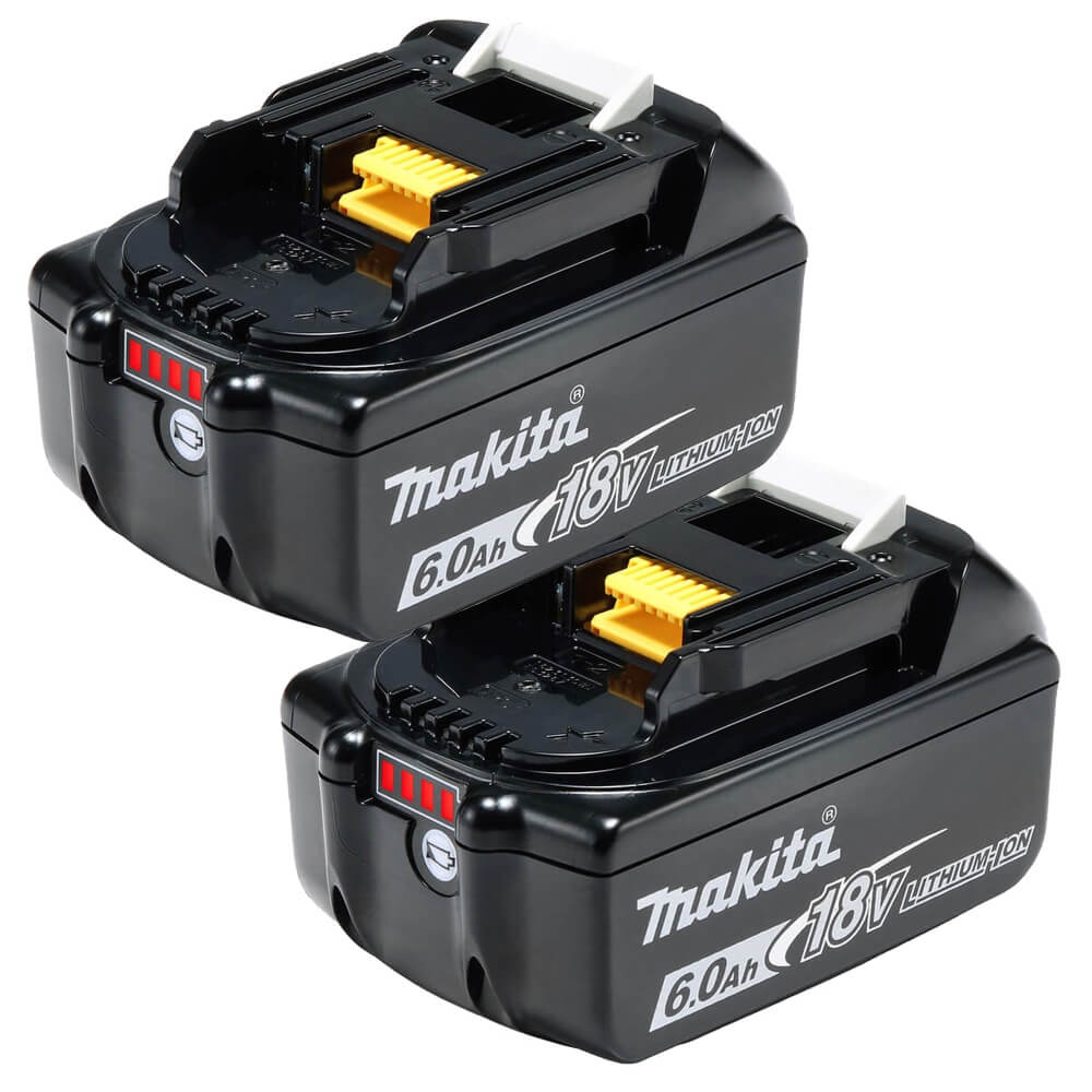 Makita Akku Set 2x BL18606AH 18V/6,0AH