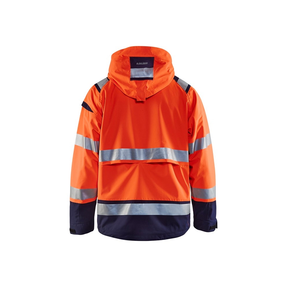 Blakläder High Vis Shell Softshell Jacke orange marineblau