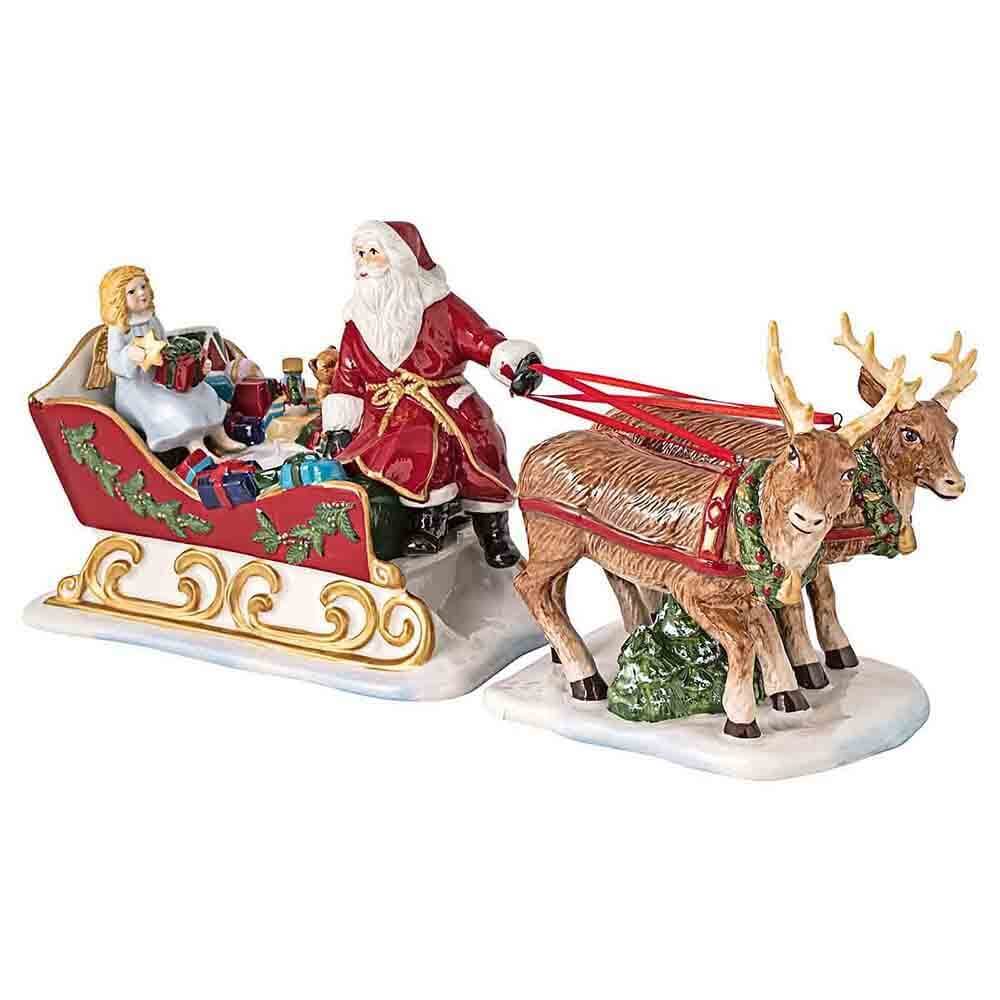 Villeroy und Boch 36cm Schlitten Christmas Toys Nostalgie Porzellan