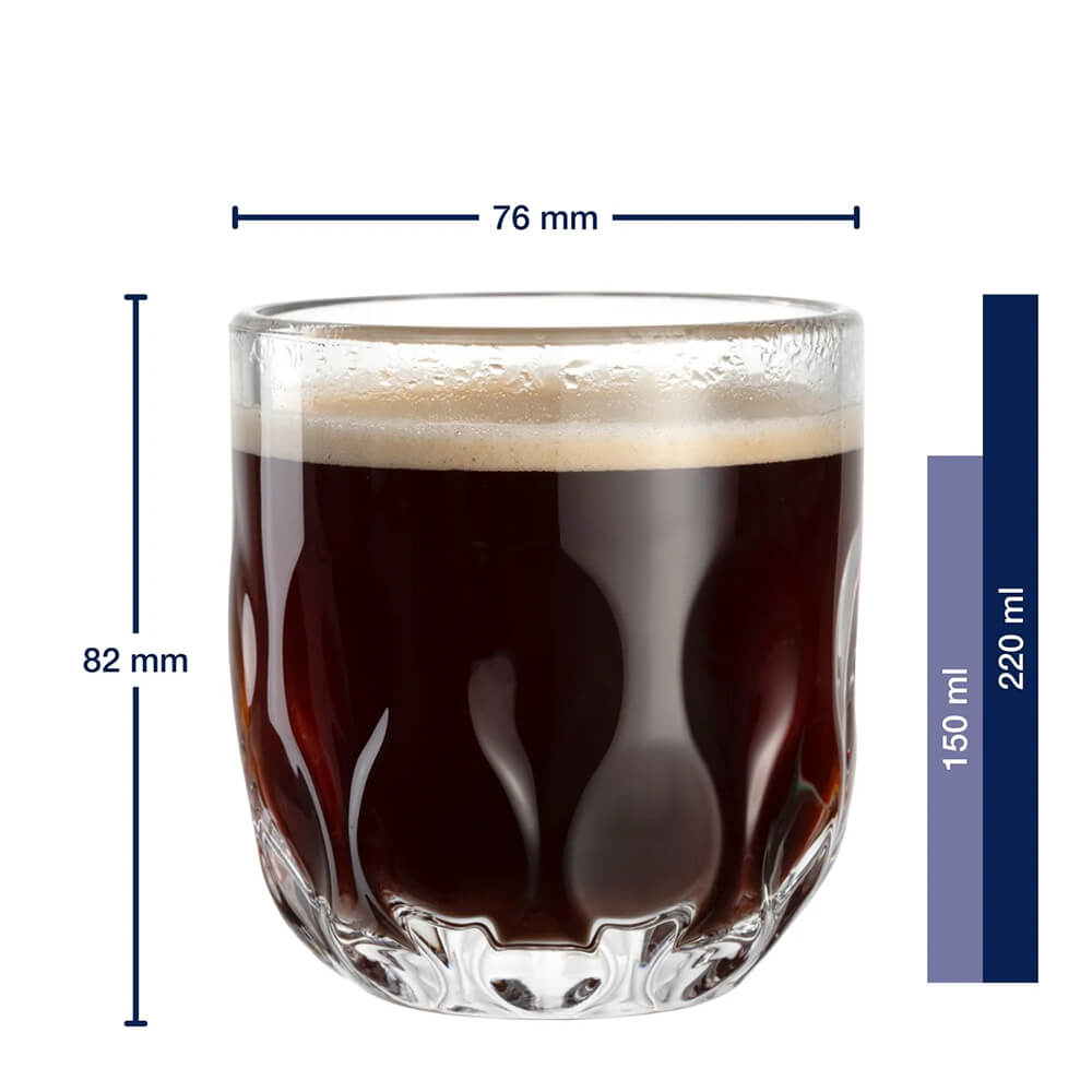 Leonardo Kaffeeset GOCCE 6-teilig mit Untersetzer. Detailbild.