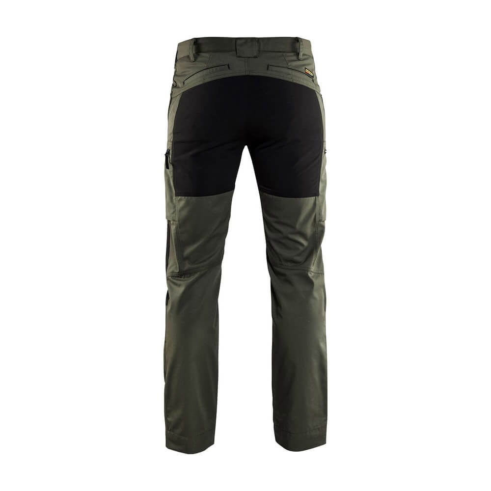 Blakläder 145918454699 Service Bundhose Stretch Arbeitshose lang Armygrün Schwarz 