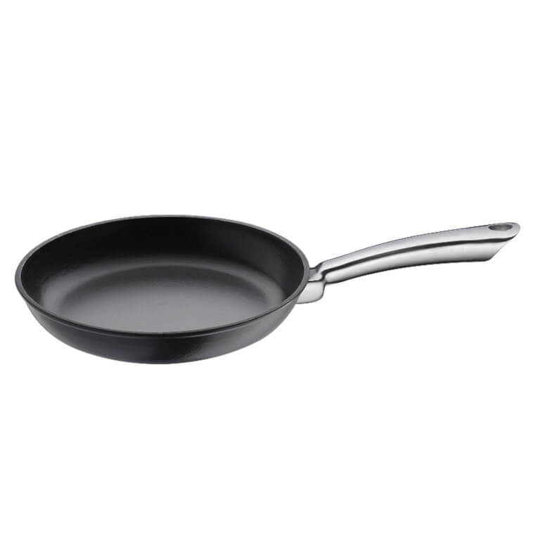Küchenprofi Bratpfanne mit Edelstahlgriff PROVENCE 28cm Schwarz
