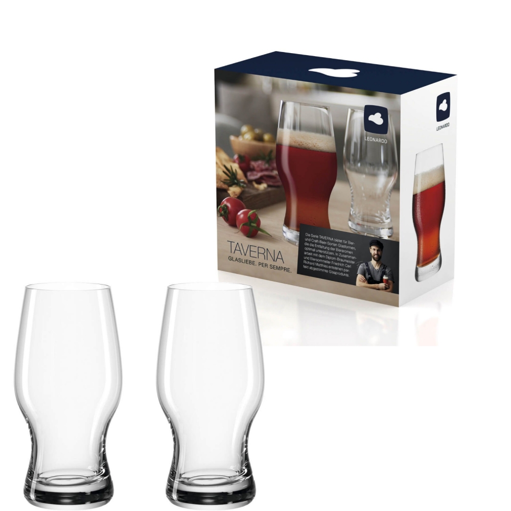 Leonardo Bierglas Set 2-tlg. Taverna Craftbier. Auswahlbild 0,33 Liter.
